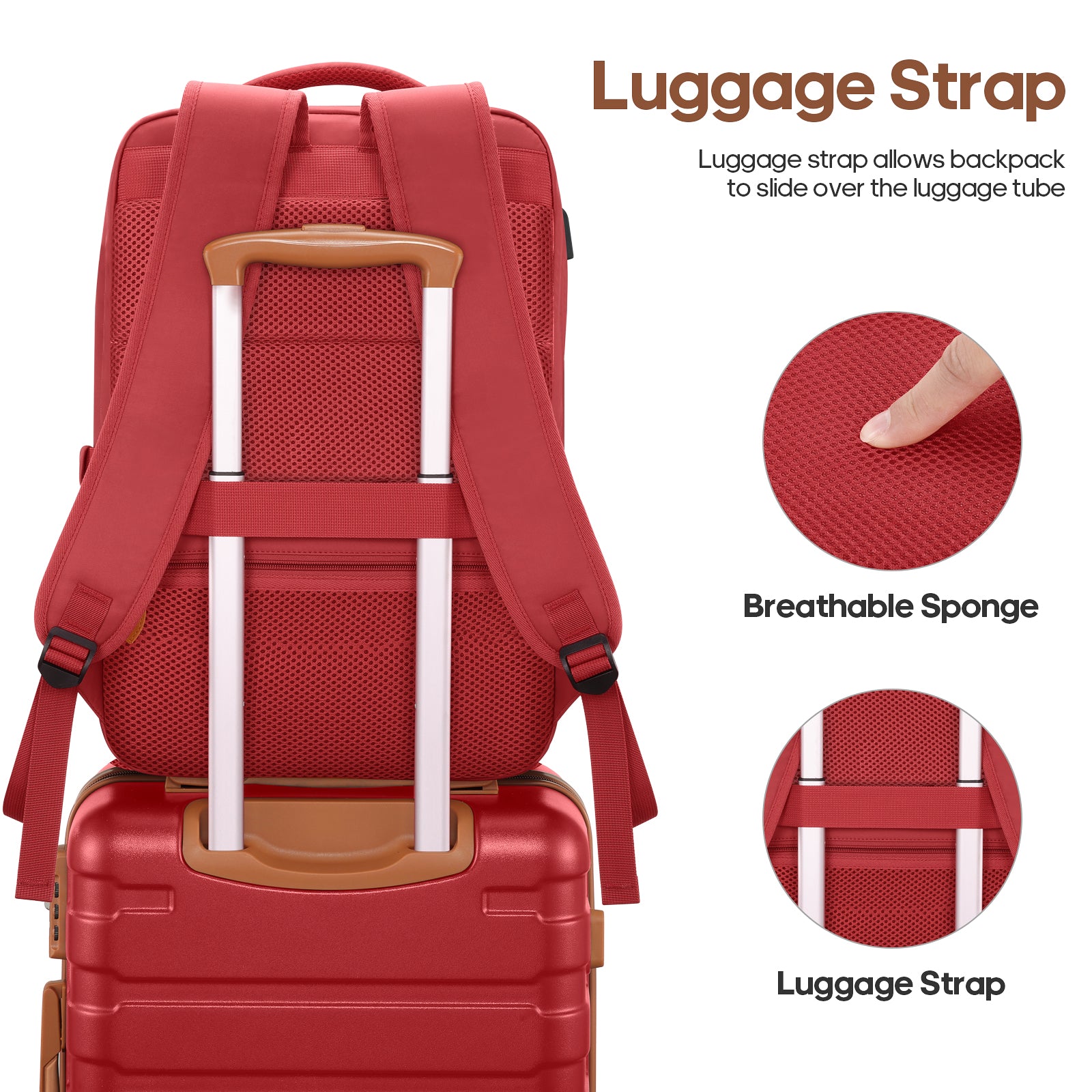 MIUSSE Carry on Luggage Set Piece Hard Shell Luggage Sets with Spinn