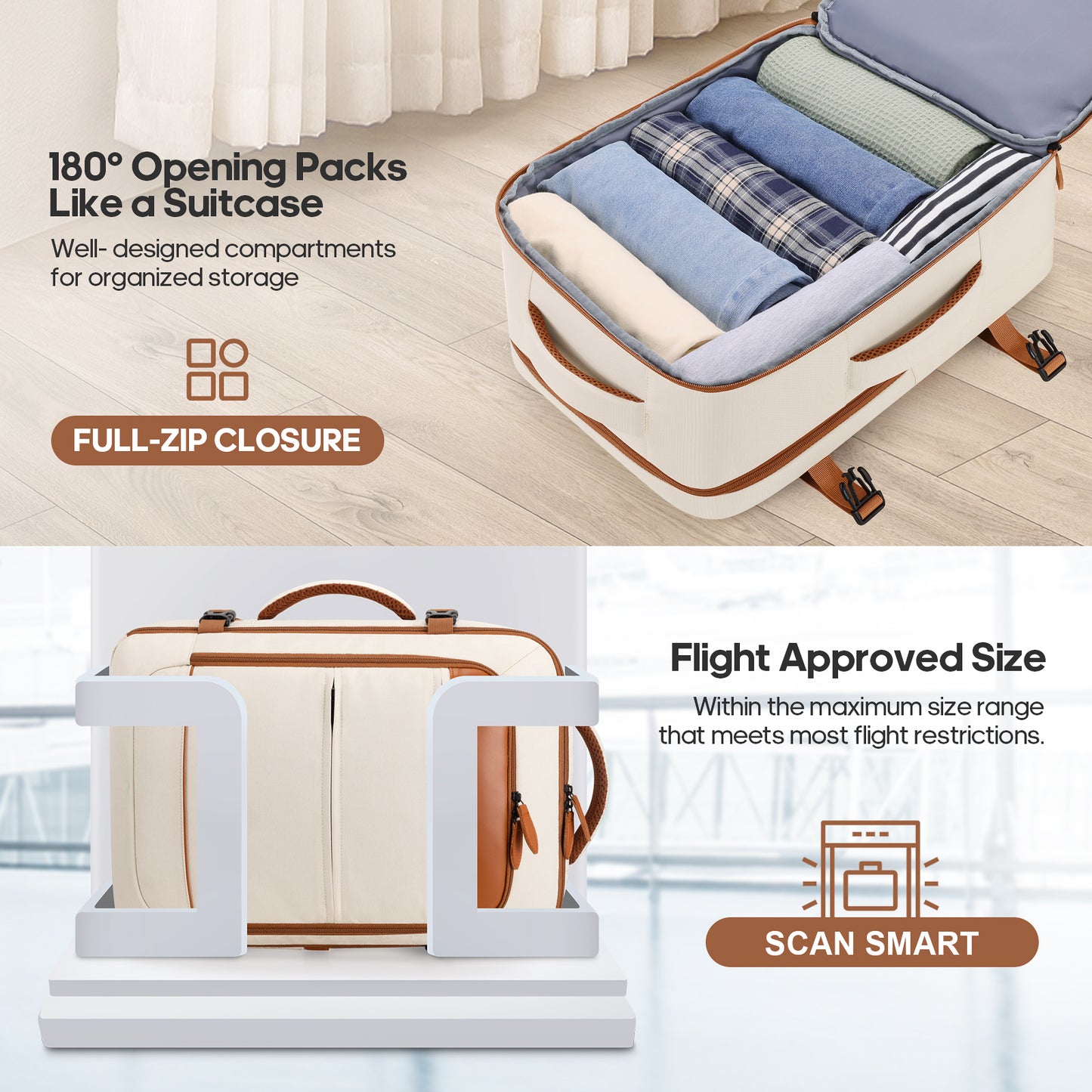 MIUSSE Hard Shell Luggage Sets 7 Pieces, 28/24/20 inch Suitcase Sets with Spinner Wheels & TSA Lock, Hard Case Luggage Set with Travel Backpack and Packing Cubes